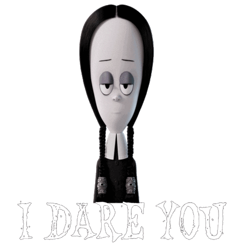 Try Me Wednesday Addams Sticker by The Addams Family for iOS & Android | GIPHY Try Me Wednesday Addams Sticker by The Addams Family for iOS & Android | GIPHY