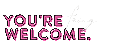 Inner Circle Youre Welcome Sticker by Sara Dann