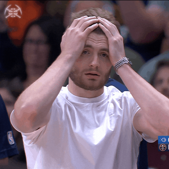 Nba Mind Blown GIF by Denver Nuggets