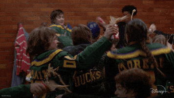 Mighty Ducks Win GIF by Disney+