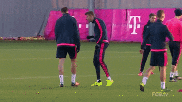 fun training GIF by FC Bayern Munich