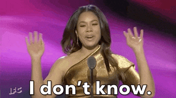 I Dont Know Regina Hall GIF by Film Independent Spirit Awards