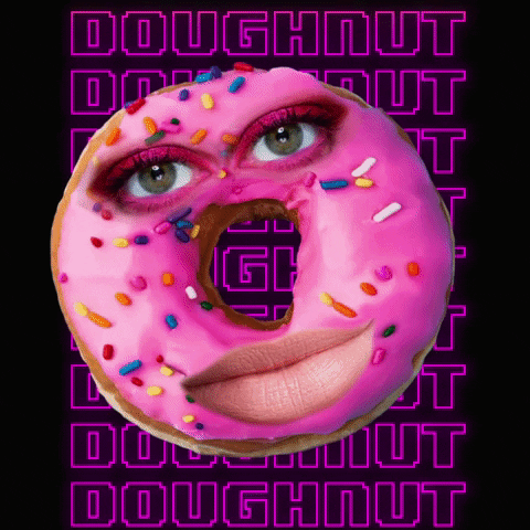 Donut Doughnut GIF by Todd Rocheford