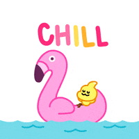 Chill Floating GIF by DINOSALLY