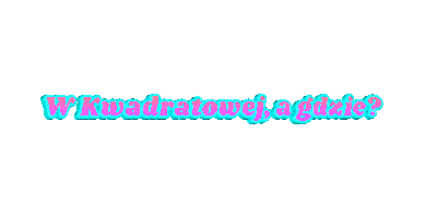 A Gdzie Sticker by Klub Kwadratowa