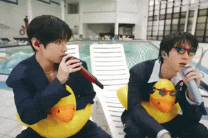 Rubber Duck Swim GIF