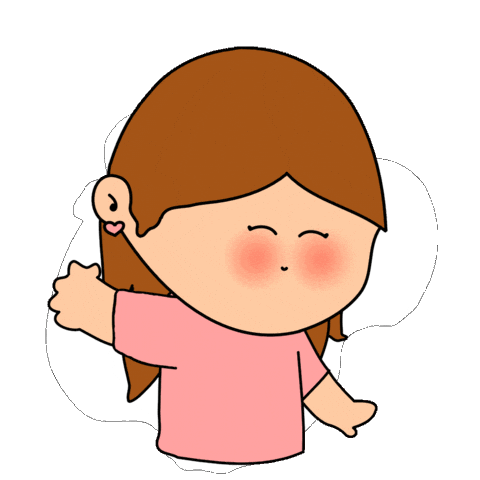 Waving Hand Goodbye Sticker