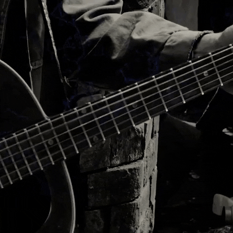 Busking Black And White GIF by Feeder