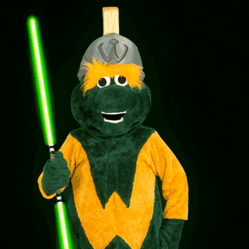 May The Fourth Be With You Light Saber GIF by Wayne State University