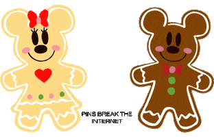 Gingerbread Man Christmas Sticker by Pins Break the Internet