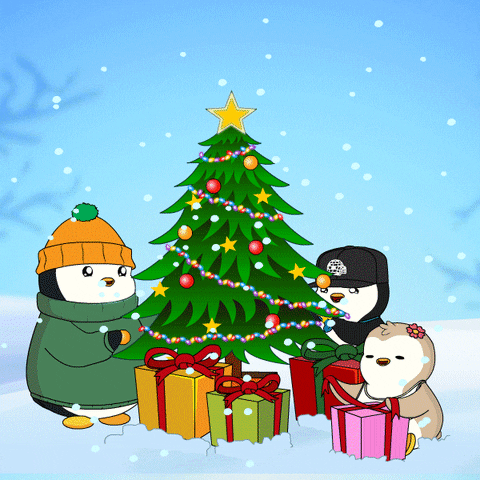 Merry Christmas by Pudgy Penguins | GIPHY