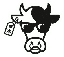 Cow Koe Sticker by Kole Kermse