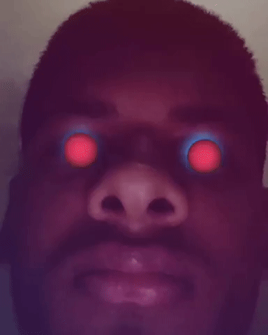 Jacket Laser Eyes GIF