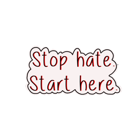 Stop Hate UK Sticker
