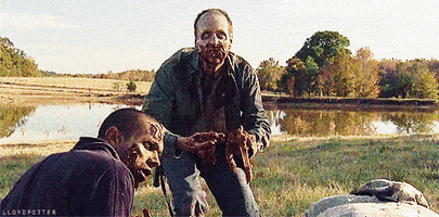 the walking dead zombie GIF