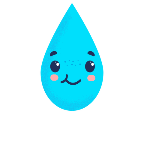 Rain Drop Sticker by Olé Oficial Mx