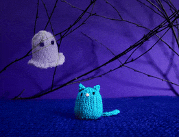 Cat Halloween GIF by Mochimochiland