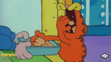 garfield and friends eating GIF by Boomerang Official