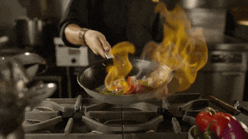 Fire Cooking GIF by QDOBA Mexican Eats