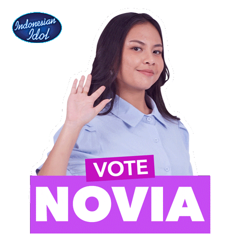 Novia Sticker by Indonesian Idol