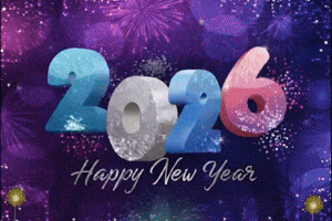 New Year Hello GIF