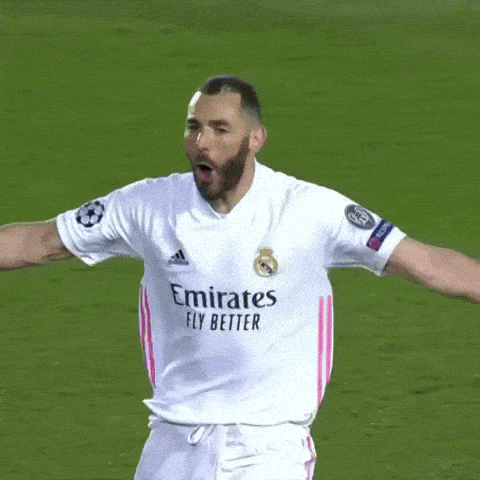 Giphy - Happy Real Madrid GIF by DAZN