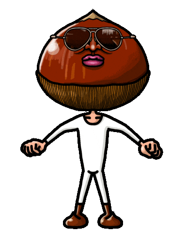 Dance Chestnut Sticker by yu-san