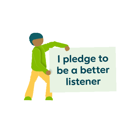Listen Mental Health Sticker by Samaritans