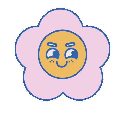 Happy Flower Sticker
