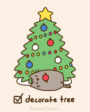 pusheen cat christmas