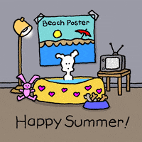 Summer Vacation Dogs GIF by Chippy the Dog