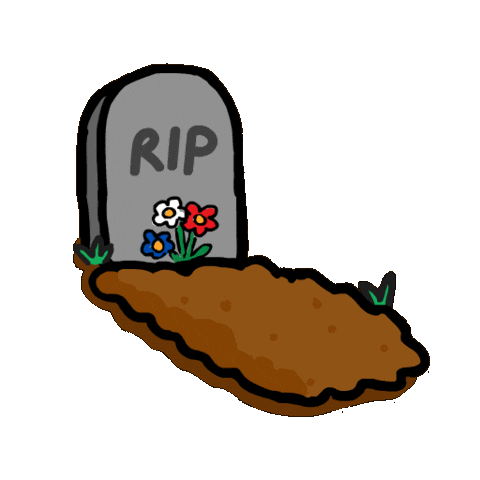 Im Back No Way Sticker by God The Dog