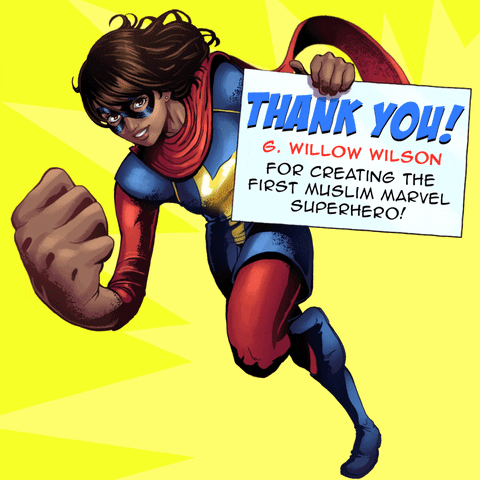 Comic Book Thank You GIF by INTO ACTION