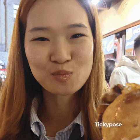 Wink Hamburger GIF