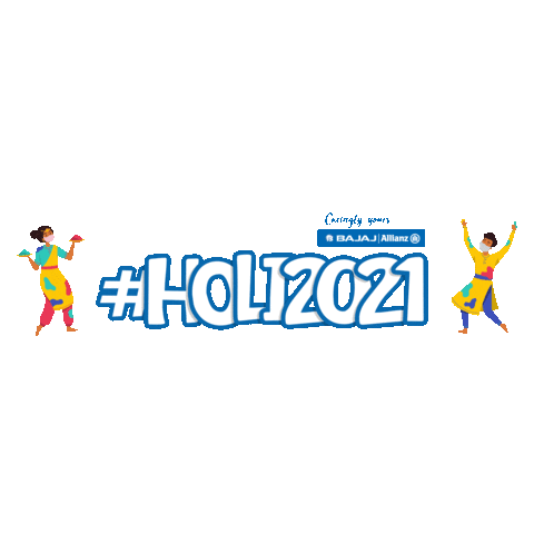 Holi Sticker by bajajallianzgic101