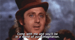 Come with me and you'll be in a world of pure imagination