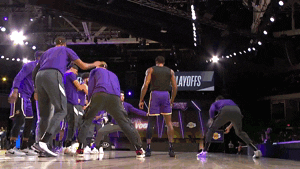 Jumping Los Angeles GIF by NBA