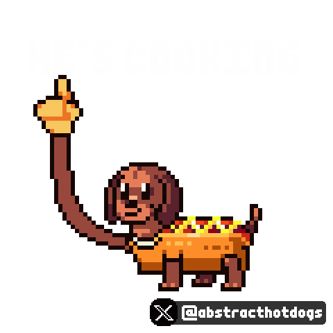 Hot Dog Cooking Sticker by HotDogs.wtf