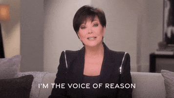 Kris Jenner Voice Of Reason GIF by HULU