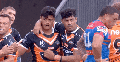 Nodding Celebrate GIF by Wests Tigers