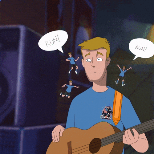 Nervous Crystal Ball GIF by Rare Americans