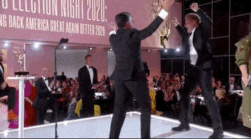 Excited Stephen Colbert GIF by Emmys
