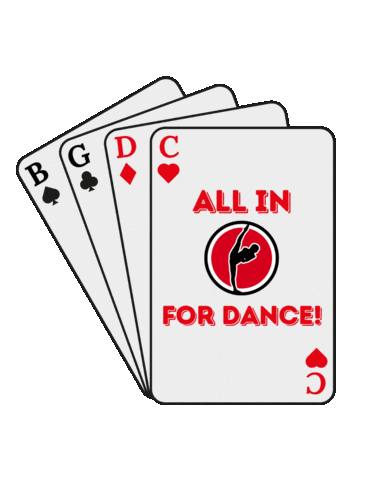 Poker Bgdc Sticker by Breaking Ground Dance Center