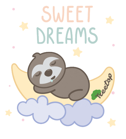 Good Night Dream Sticker by Life In Treetop for iOS & Android | GIPHY