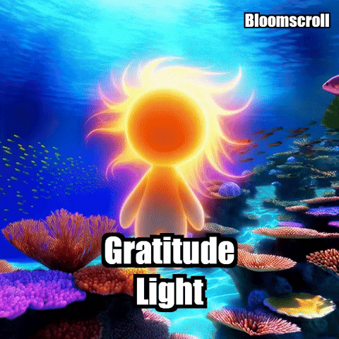 Wisdom Gratitude GIF by Bloomscroll