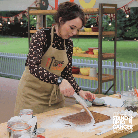 Excited Celebration GIF by The Great British Bake Off