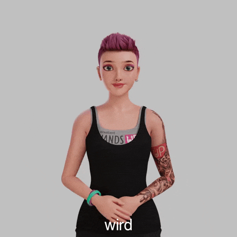 Avatar Wird GIF by Sign Time - SiMAX