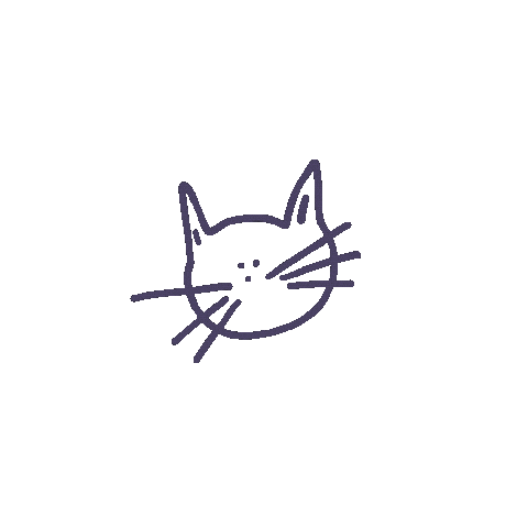 Cat Sticker by Pureheart