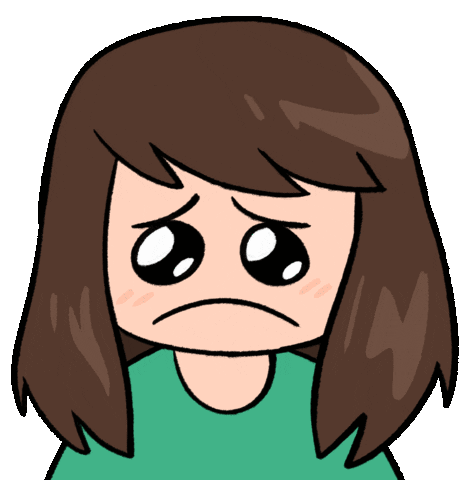 Sad Face Sticker