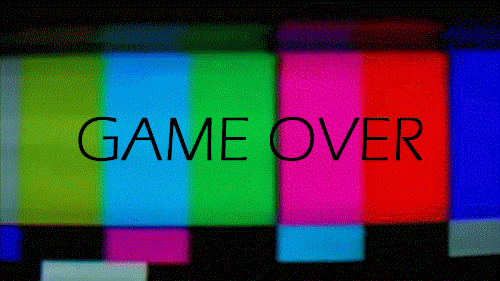 Image result for game over gif